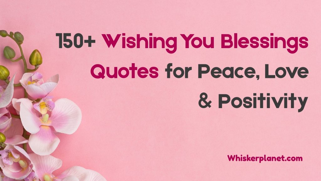 150+ Wishing You Blessings Quotes for Peace, Love & Positivity