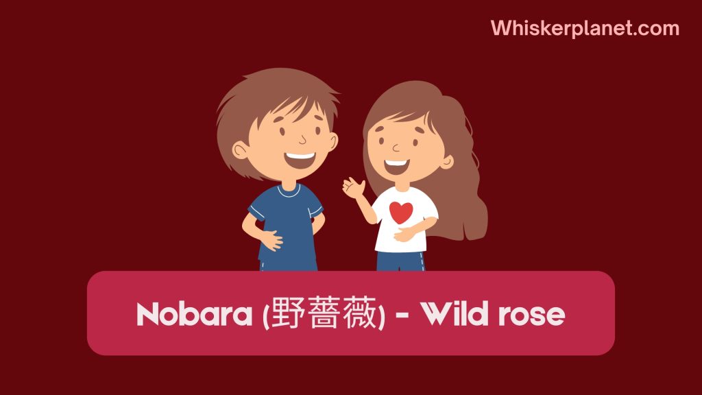 Nobara (野薔薇) - Wild rose