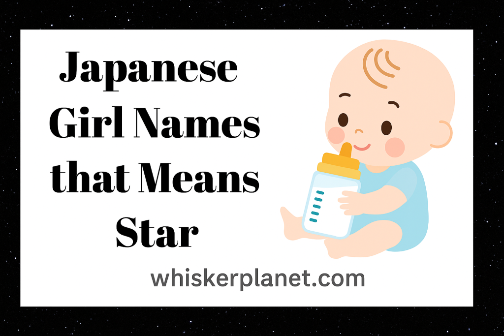 Celestial Beautiful Japanese Girl Names THAT MEANS Star