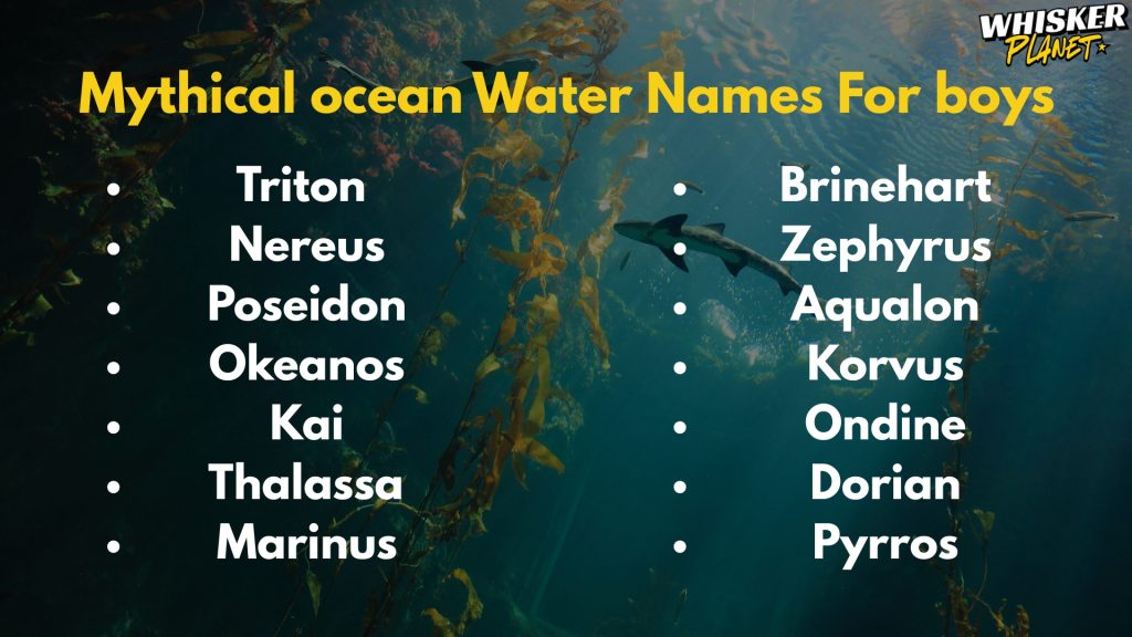 Mythical ocean Water Names For boys